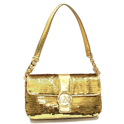 michael kors purse gold|michael kors gold evening bag.